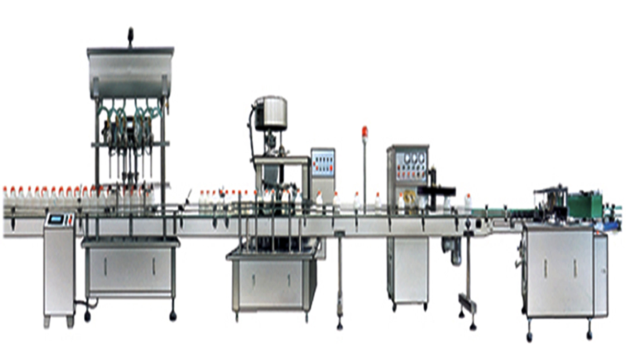 fully automatic production line filling capping sealing līnijas uzpildes vāciņš indukcijas blīvējums.jpg