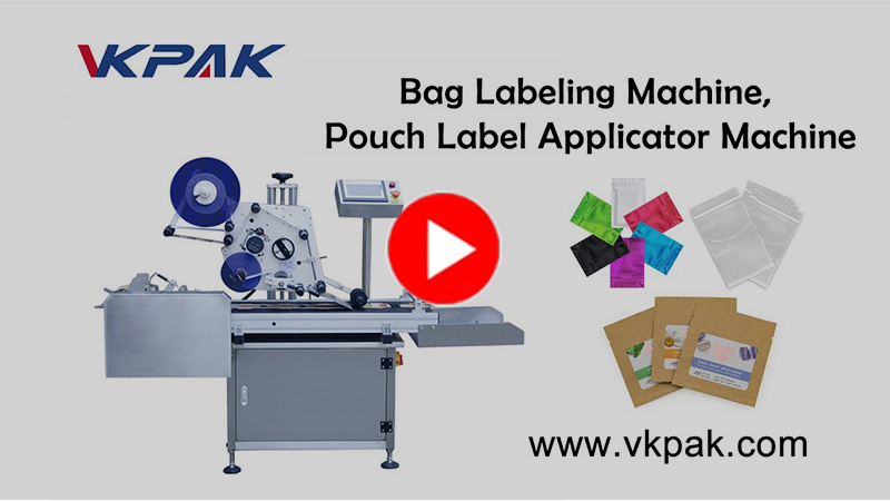 Maisiņu marķēšanas mašīna, maisiņu etiķešu aplikatora mašīna