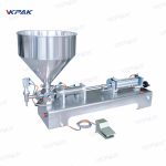 Pilna pneimatiskās šķidrās pastas iepildīšanas mašīna kosmētikas krēmveida losjonam