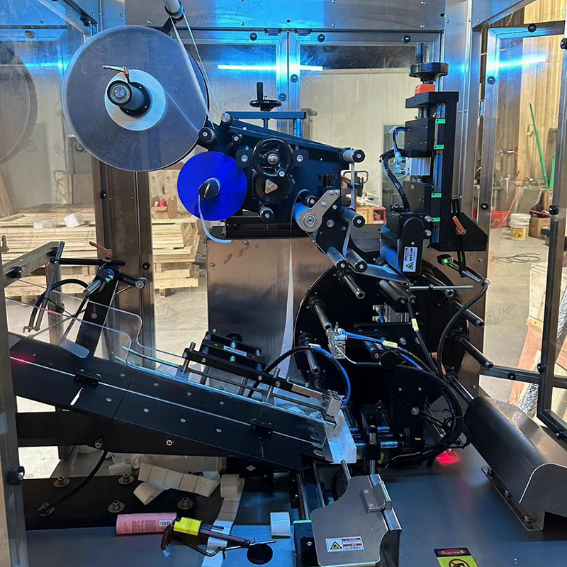 Automātiska plastmasas mīksto cauruļu marķēšanas mašīna ar cauruļu padeves sistēmu