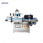 Automātiskais galda virsmas mazo apaļo pudeļu pašlīmējošais marķēšanas aprīkojums