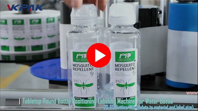 VK-TL automātiskā galda ūdens pudeļu marķēšanas mašīna