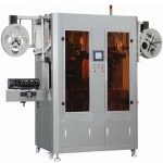 Automātiska dubultgalvu krūzīšu dzeramo pudeļu uzmavu marķēšanas mašīna