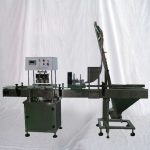 Automātiska lineāra vakuuma vāciņa mašīna stikla burciņām pārtikas rūpniecībā