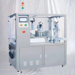 Automātiskās sloksnes caurules keramikas sūkņa uzpildīšanas ultraskaņas blīvēšanas mašīna