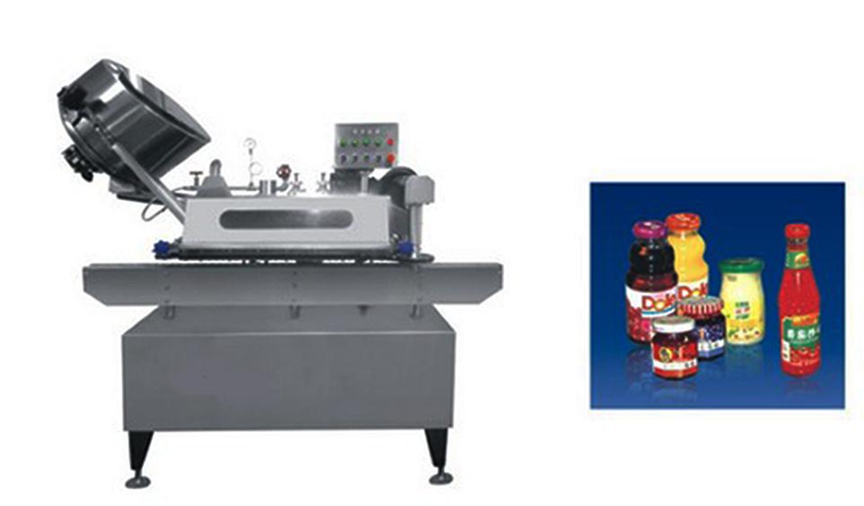 Button-controlled system glass Jar twist off Steam Capper equipment vacuum capping machine for sauce ar pogu vadāma vakuuma vāciņa mašīna twist off.jpg