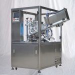 Losjona kosmētiskā krēma divkameru caurulīšu pildīšanas blīvēšanas mašīna