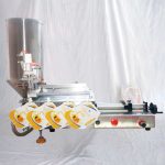 Pusautomātiskā pneimatiskā snīpi maisiņu maisu pildīšanas mašīna