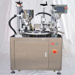 Pusautomātiska rotējošo cauruļu pildīšanas iekārta ar ultraskaņas astes blīvējumu