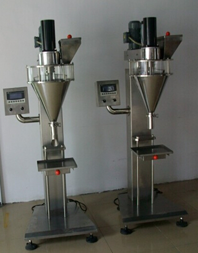 two sets of powder filling machine ready to export divi rindā uzpildīšanas mašīnām.jpg